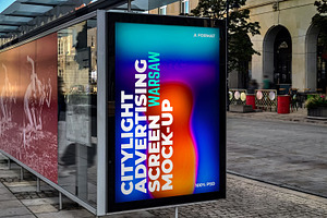 Warsaw Citylight Ad Screen 13 V7