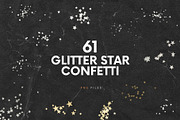 61 Glitter Star Confetti, an Object Graphic by Ksuview (Thumbnail 1 of 6)