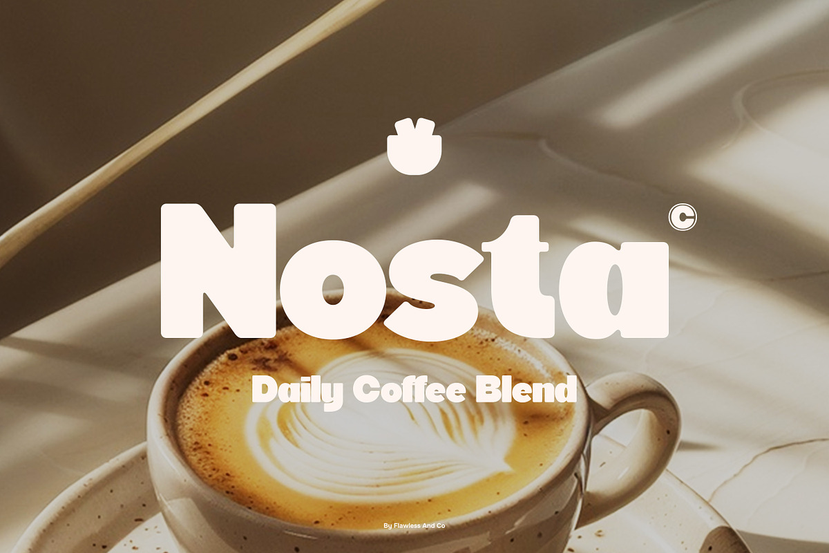 Crosa - Unique Bold Display Font, a Sans Serif Font by Flawless And Co (Photo 2 of 10)