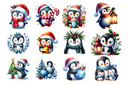 Christmas Penguin Winter Penguin PNG, an Illustration by SinaCreation (Thumbnail 2 of 7)