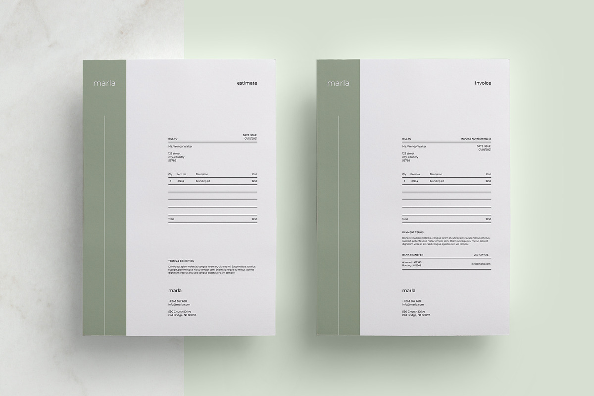 Marla Stationery, a Stationery Template by Loc Tropis (Photo 6 of 7)