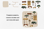 MAP CREATOR - City & Village, an Object Illustration by ApetekMarket (Thumbnail 2 of 13)