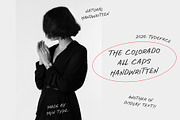 The Colorado - All Caps Handwritten, a Handwritten Font by Myn Type (Thumbnail 1 of 12)