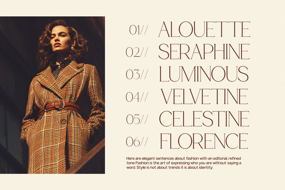 GC Cheline - Modern Elegant Serif, a Serif Font by Glyphonic (Photo 3 of 15)