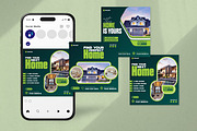 Real estate social media template, a Social Media Template by vectorlnk (Thumbnail 2 of 5)