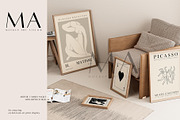 24 Vintage Frame Mockup Bundle, a Household Mockup by Mockup Art Atelier (Thumbnail 26 of 28)