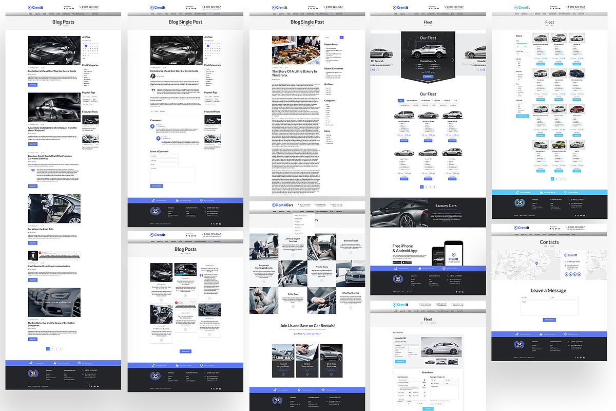 CrentIt - Car Rental WordPress theme, a WordPress Template by TonyTemplates (Photo 4 of 5)