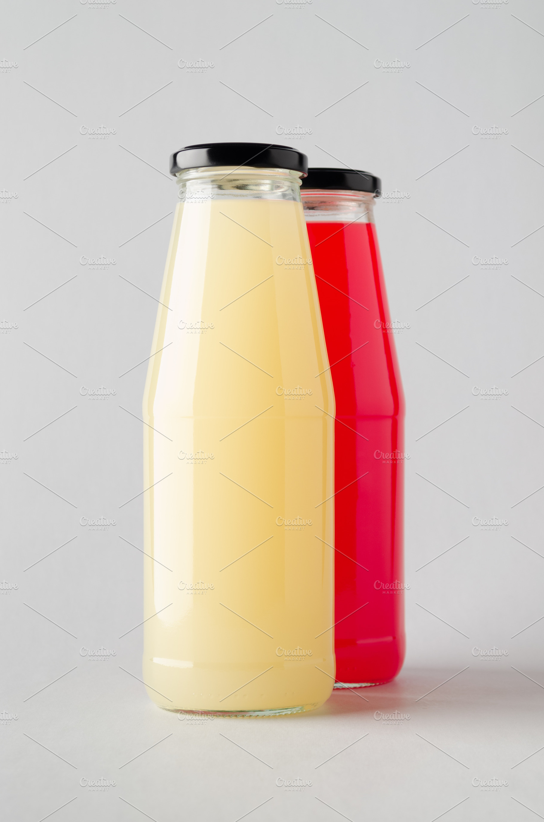 Juice bottle mockup JPEG, a Food & Drink Photo by Shablon