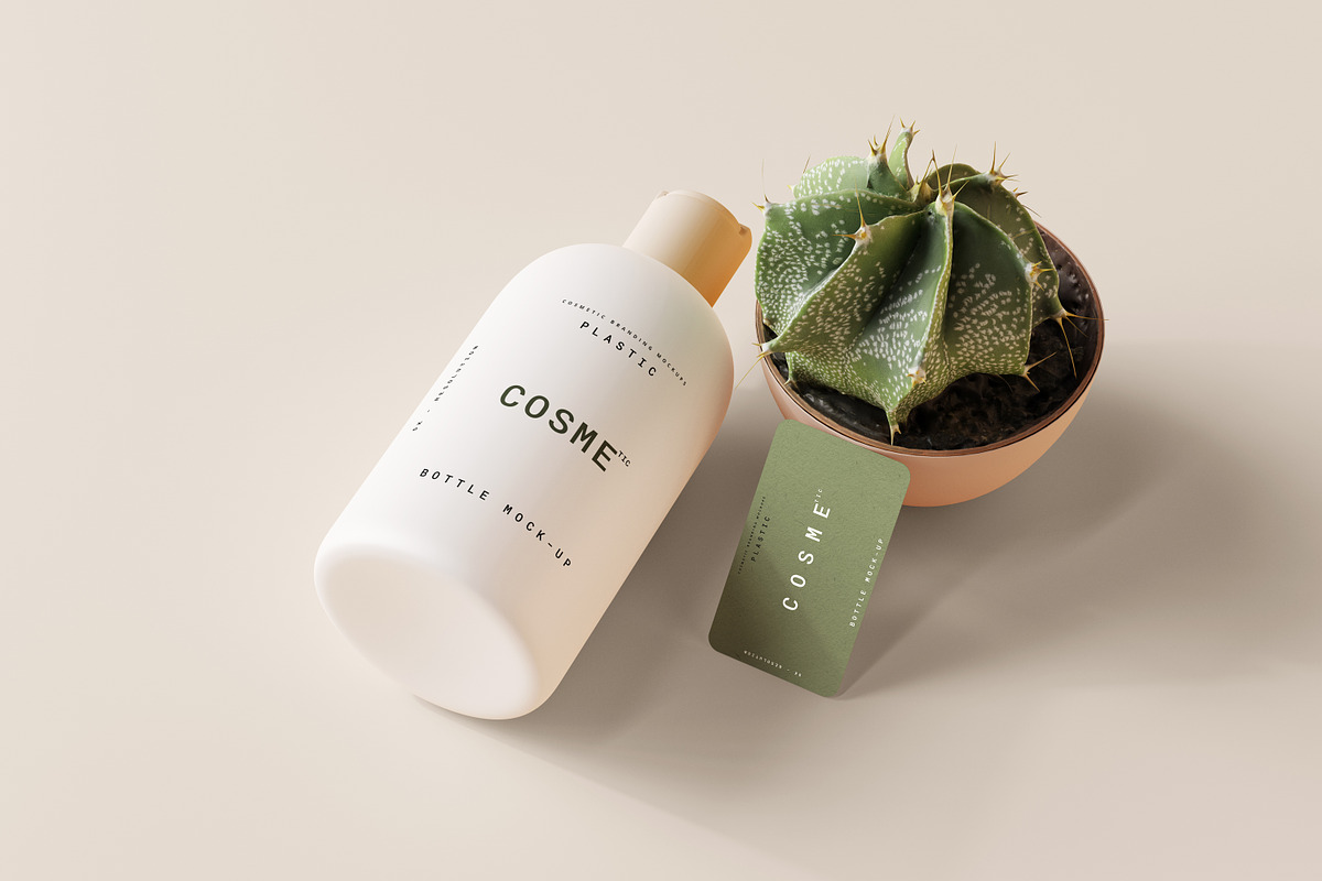 Disc Top-Cap Bottle Mockup Bundle, a Cups & Container Mockup by pmvch (Photo 29 of 60)