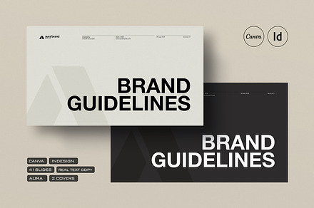 AURA | Brand Guidelines, a Presentation Template by creathrivestudio