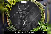 Male Blue Wild Beast Steampunk, a Background Graphic by LaseredNinja (Thumbnail 7 of 7)