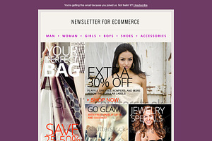 Fashion Ecommerce Newsletter PSD - 2