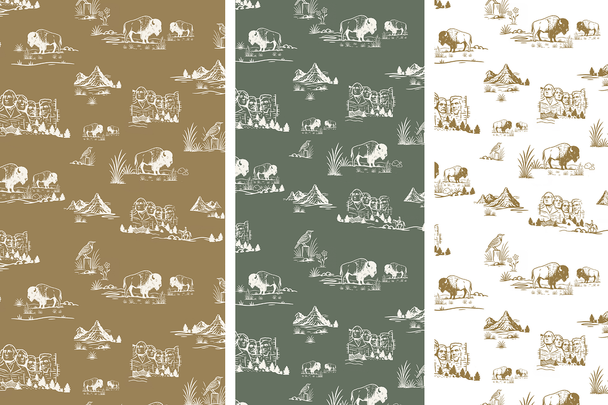 South Dakota Toile de Jouy Pattern, a Pattern Graphic by Hughes Studio (Photo 8 of 8)