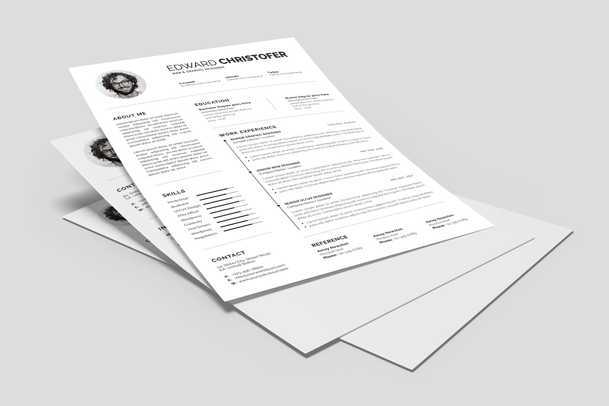 Resume, a Resume Template by Abdul Studio (Photo 4 of 6)