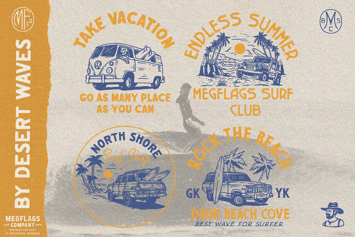 Beachy Illustration, a Seasonal Illustration by Megflags (Photo 3 of 9)