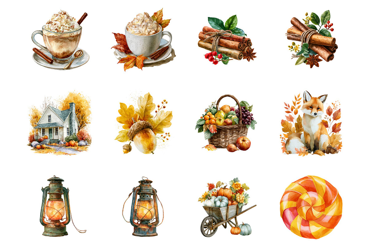 Hello Autumn Daily Life Clipart, a Seasonal Illustration by fashionaddict (Photo 2 of 5)