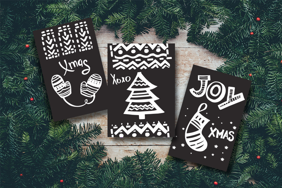 Handdraw Christmas elements, an Object Graphic by Dasha Efremova (Photo 5 of 7)