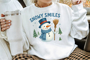 Christmas Snowy Smiles PNG, an Illustration by Sublimation Artist (Thumbnail 4 of 9)