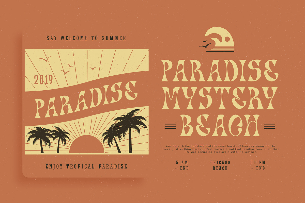 Summer Top Display Typeface, a Serif Font by infernostudio3 (Photo 4 of 11)