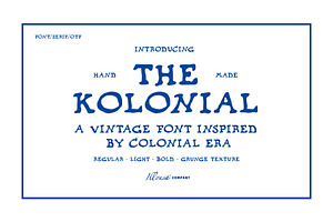 The Kolonial | Vintage Typeface