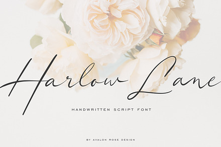 Harlow Lane Handwritten Script Font