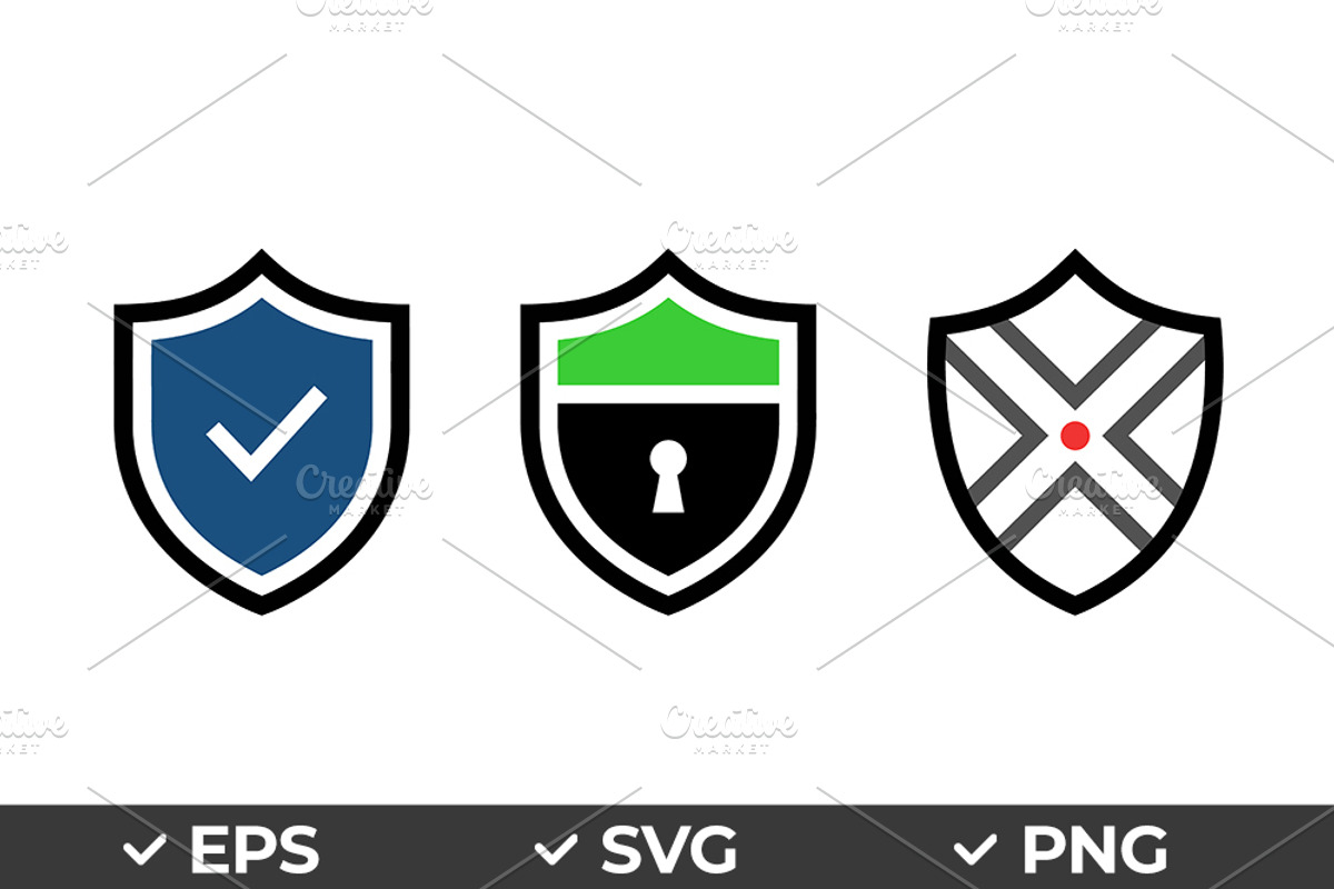 Shield Security Protection Vector, an Object Graphic by Artonix (Photo 1 of 3)