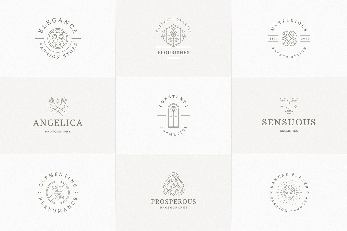 36 Elegant Logo Templates | Canva, a Branding & Logo Template by Vasya Kobelev (Photo 9 of 10)