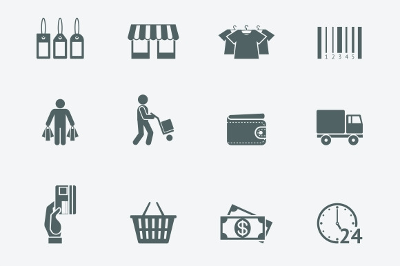 Modern Shopping Icon