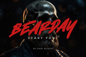 Bearday - Horror Font