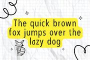 Scratchpad - Messy Handmade Font, a Handwritten Font by HipFonts (Thumbnail 5 of 6)
