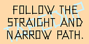 TapedUp, a Font by Ingrimayne Type (Thumbnail 3 of 7)