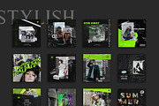 PS & CANVA Neon Hype - Social Media, a Social Media Template by Eviory (Thumbnail 14 of 19)