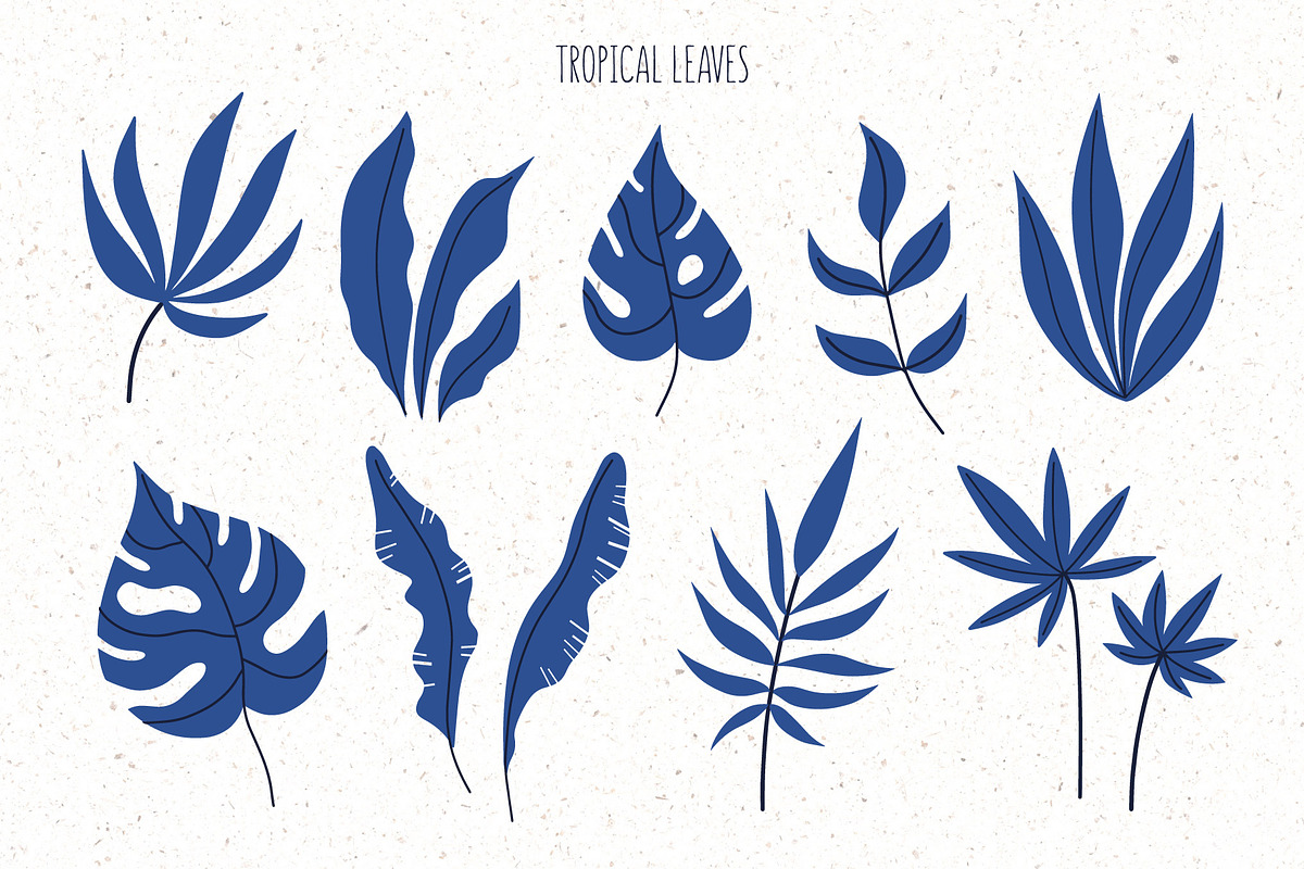 Tropical Tiger Abstract Boho Set, an Object Graphic by MaNechaeva (Photo 3 of 10)