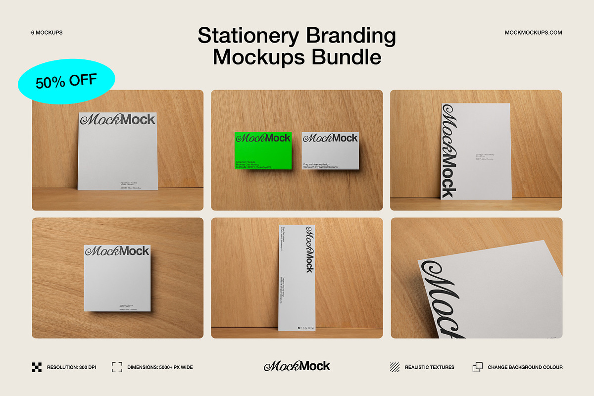 Branding Mockups Stationery Set, a Product Mockup by MockMock Mockups (Photo 1 of 19)