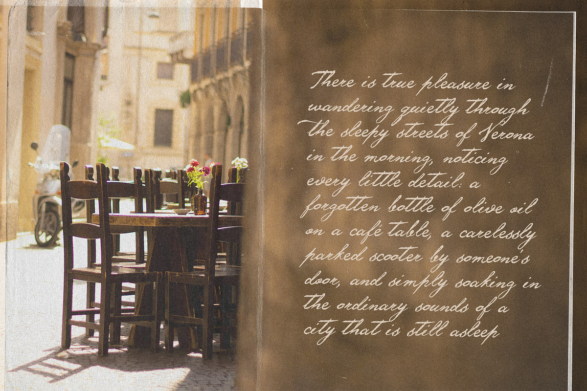 Verona Serenade Script Font vintage, a Script Font by TD fonts (Photo 8 of 12)