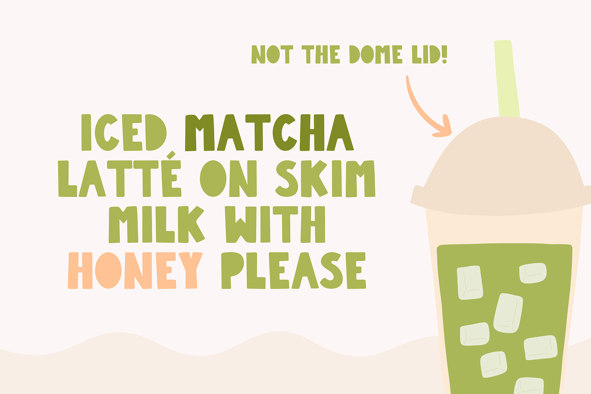 Matcha Font - Paper Cut, a Font by Design Pixie (Photo 3 of 6)