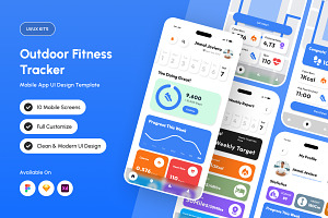Noturex - Fitness Tracker App, an App Template by productype1