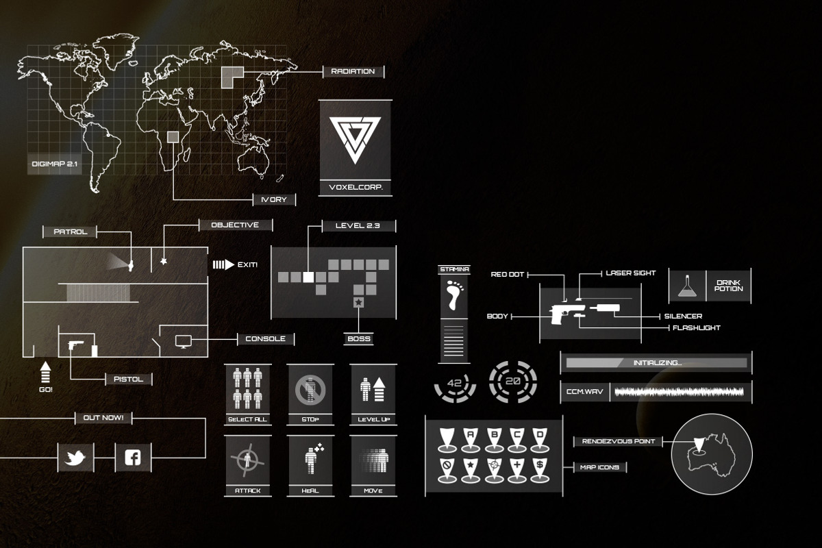 Futuristic HUD, a Templates & Theme by Tugcu Design Co. (Photo 3 of 3)
