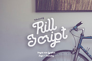 Rill Script, a Script Font by Newface (Thumbnail 1 of 6)