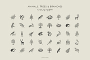 FOREST & CAMPING illustrations, a Decorative Illustration by Crocus Paperi (Thumbnail 3 of 5)