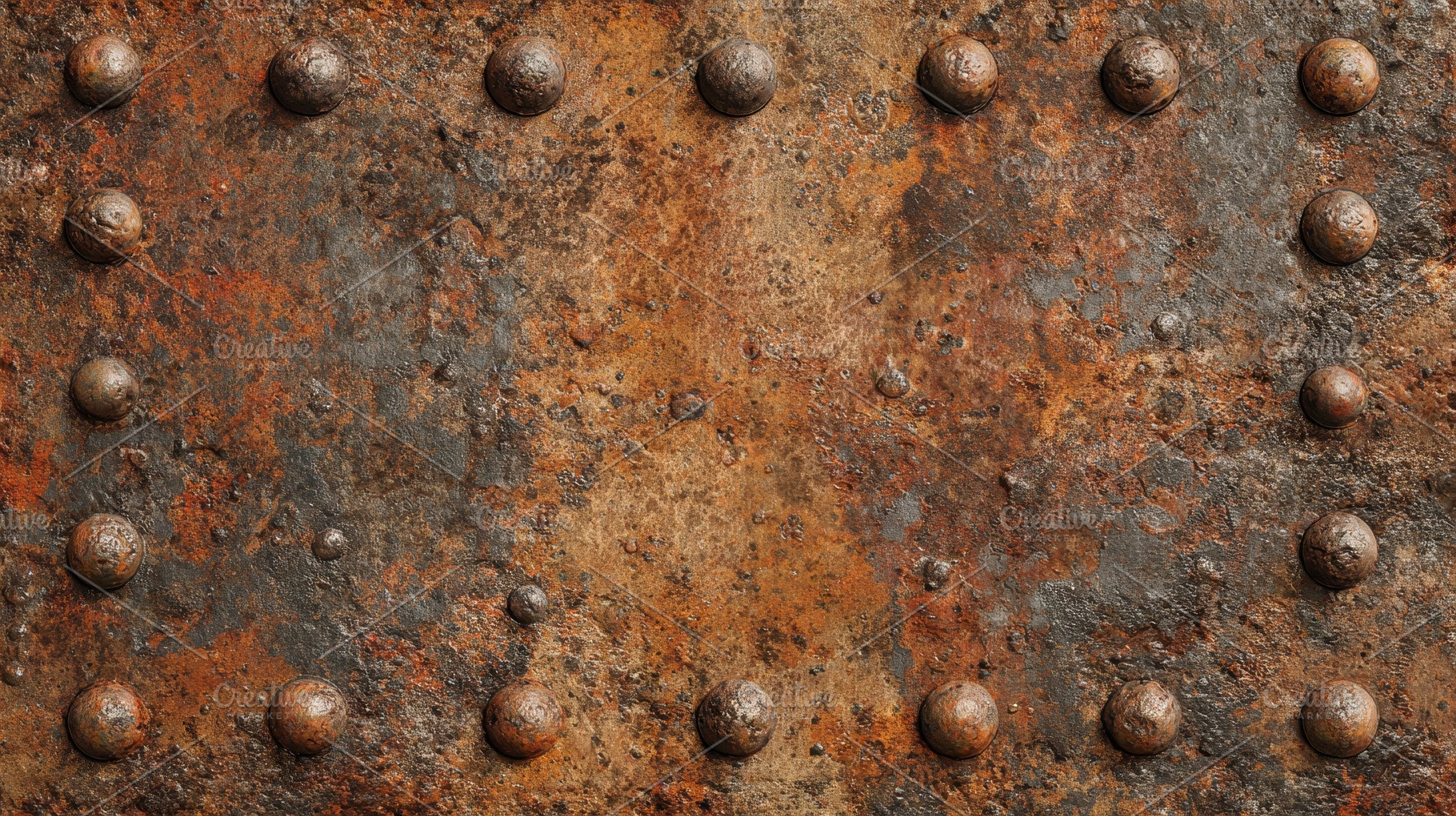 Weathered metal surface with rust, a Photo by Pavel_design