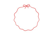 Bow circle coquette frames, an Object Graphic by Elena Pimukova (Thumbnail 3 of 9)
