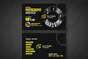 Photography Business Card, a Business Card Template by AfzaalGraphics (Thumbnail 1 of 2)