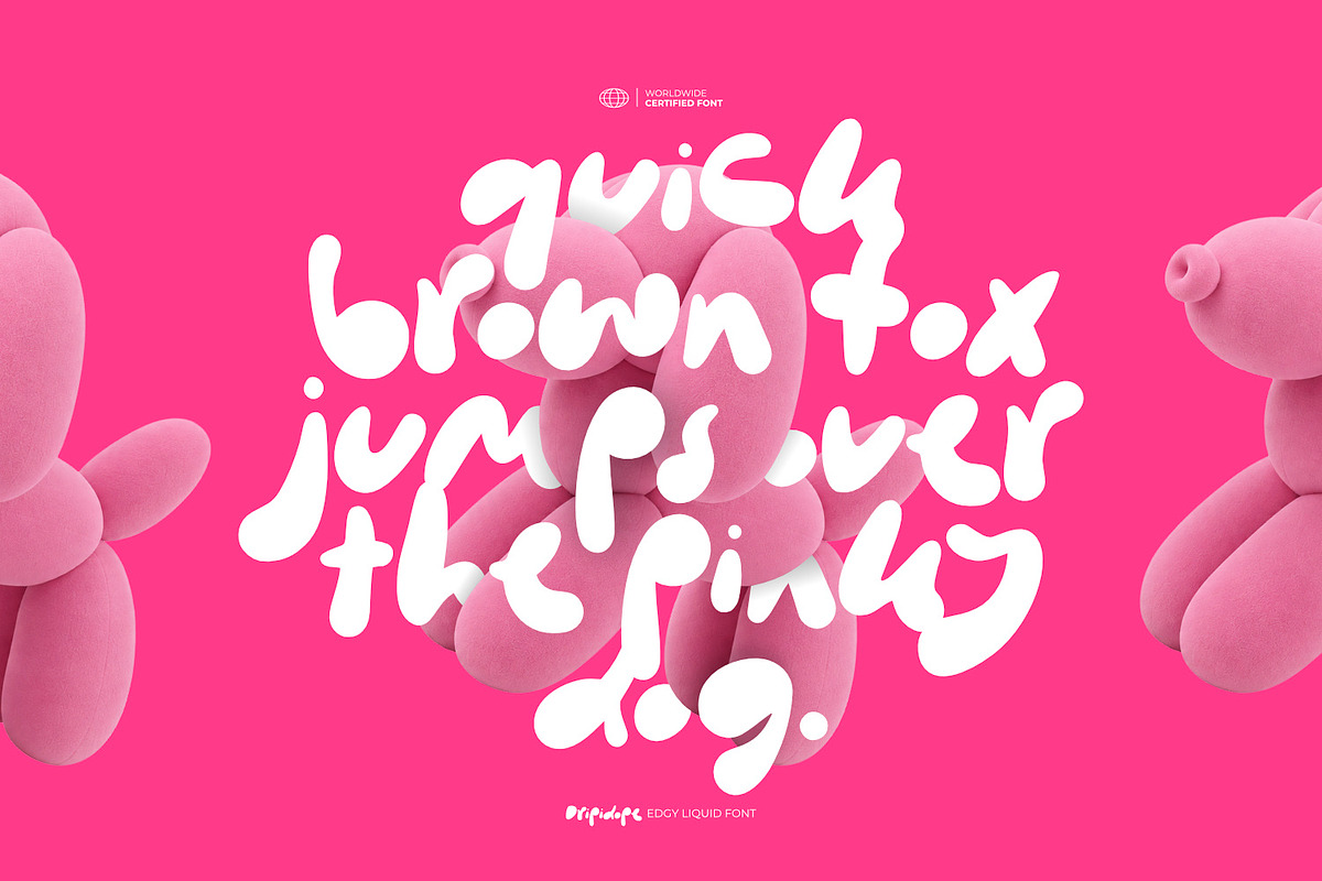 Dripydope - Edgy Liquid Font, a Symbol Font by ikiiko (Photo 4 of 7)