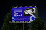 Night Billboard Mockup, an Advertising Mockup by HanaSaka_Studio (Thumbnail 4 of 5)