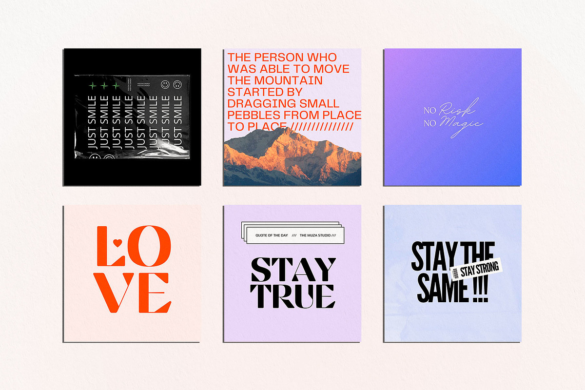 Quote Aesthetic for Instagram, a Social Media Template by The Muza (Photo 7 of 9)