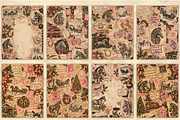 Horses Christmas Junk Journal Pages, a Background Graphic by Markicha Art (Thumbnail 2 of 5)