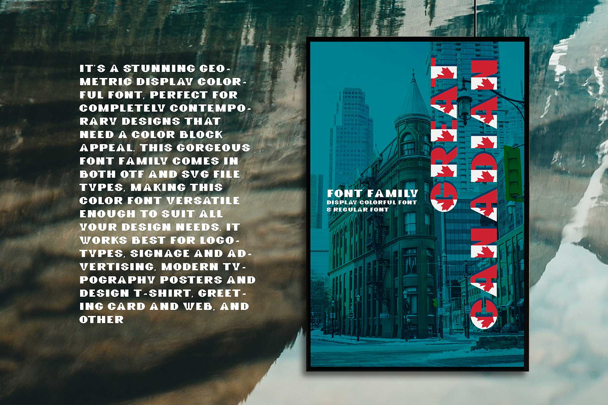 GreatCanadian-font family preview 7