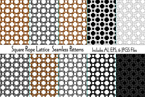 Square Rope Lattice Patterns