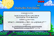 Chonky Bits – A Pixel Font, a Sans Serif Font by Creativetacos (Thumbnail 2 of 9)
